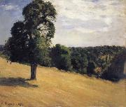 Camille Pissarro The Large pear tree at Montfoucault oil painting artist